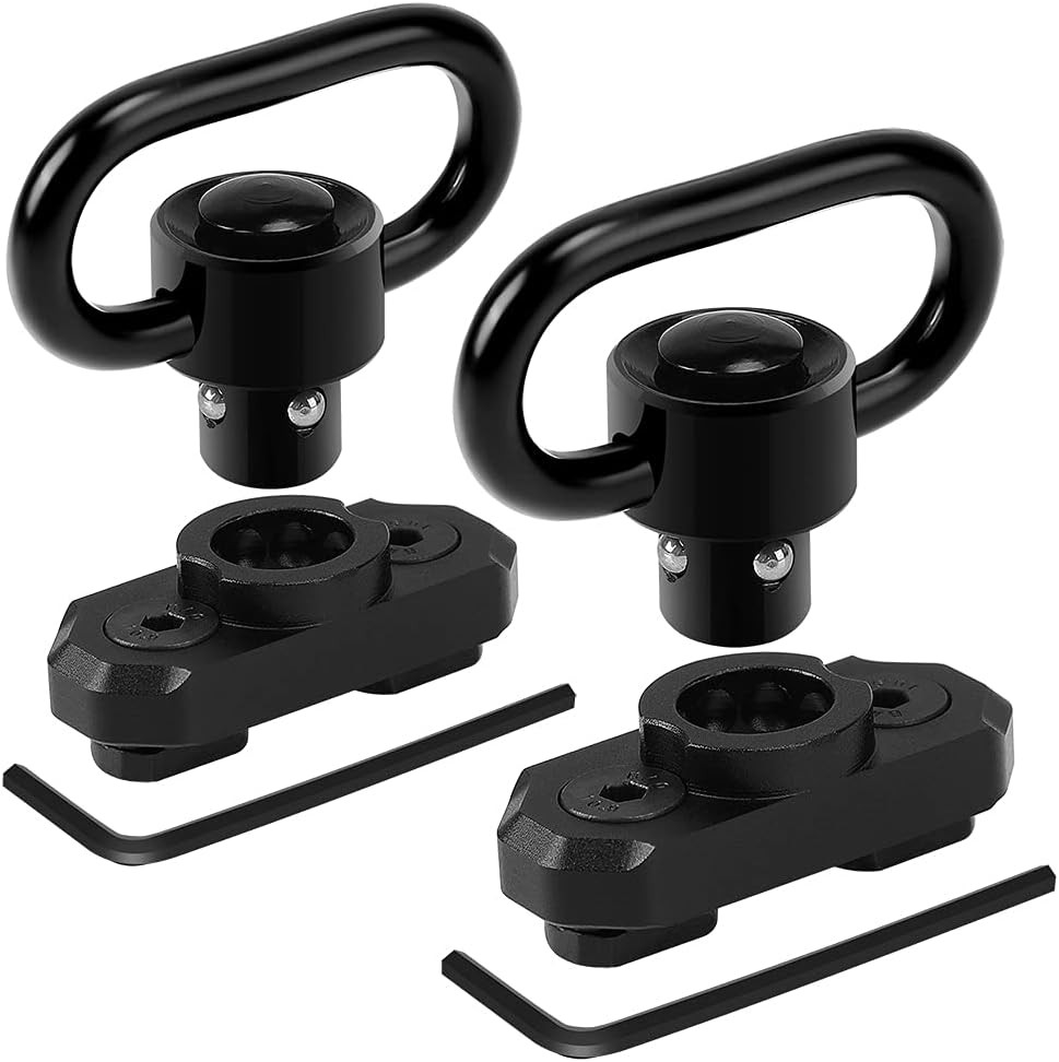 REERON Two Point Traditional QD Sling 1.25" 2 Point Sling Swivels Mounts for M-R