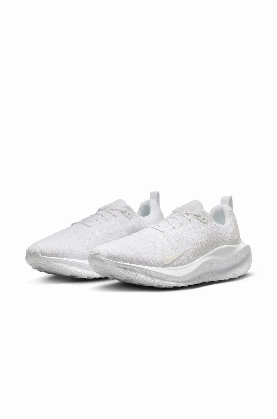 Nike Mens Size 9.5 ReactX Infinity Run 4 Triple White DR2665 103 Running nby
