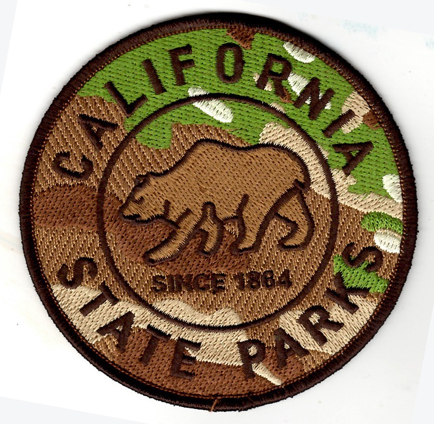 California State Parks - State Park Ranger - 4" Forest Camo Patch