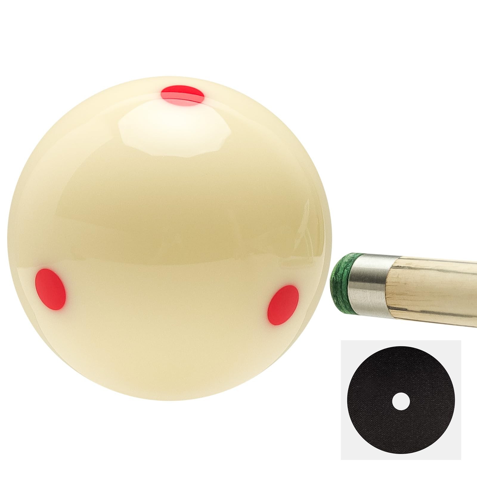 VIBRANTIA Pro-Cue Ball 2-1/4" - Professional Training 2.25", 1-Pcs Cue