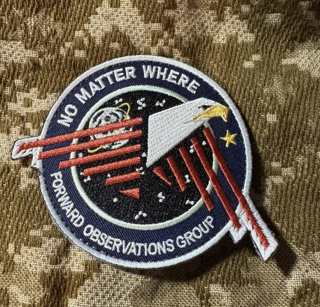 Forward Observations Group No Matter Where Eagle Patch FOG QILO White Phosphor