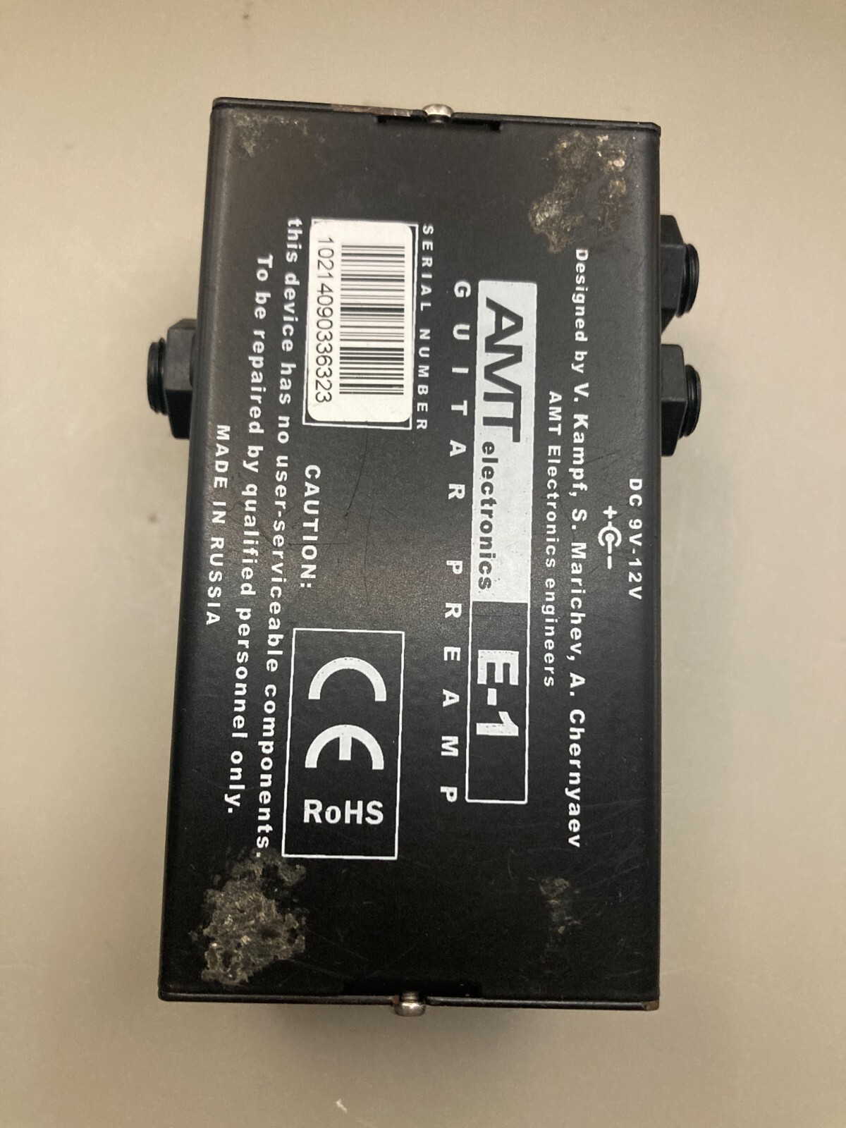 AMT Electronics Legend Amps Series E1 Distortion Guitar Effects Pedal