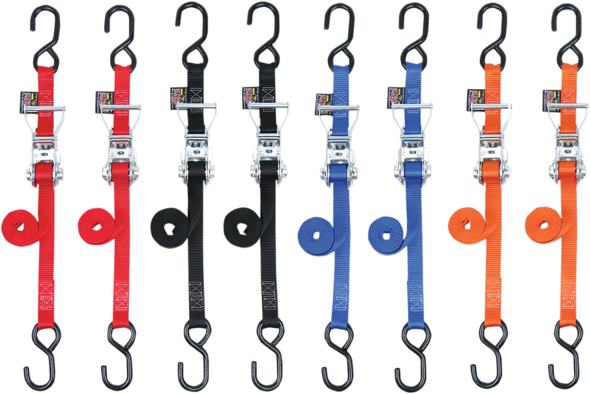 POWERTYE - Ratchet Tie-Downs 1" X 6' Red | 32271