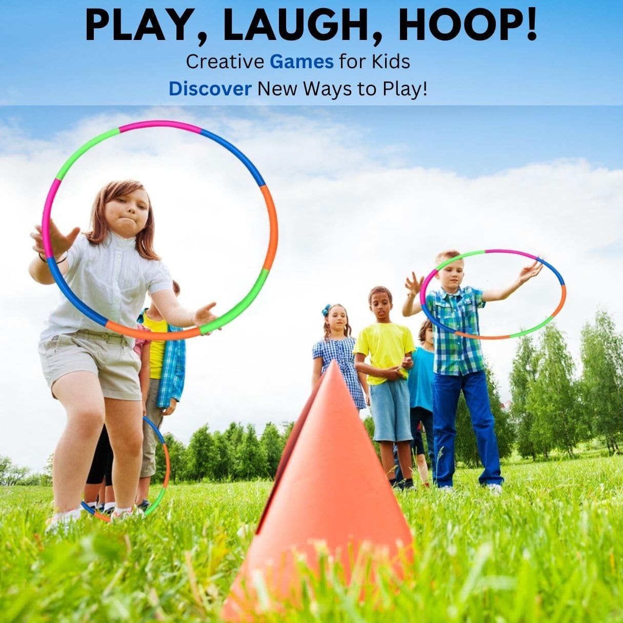 Kids Hula Hoop Adjustable Snap Toy
