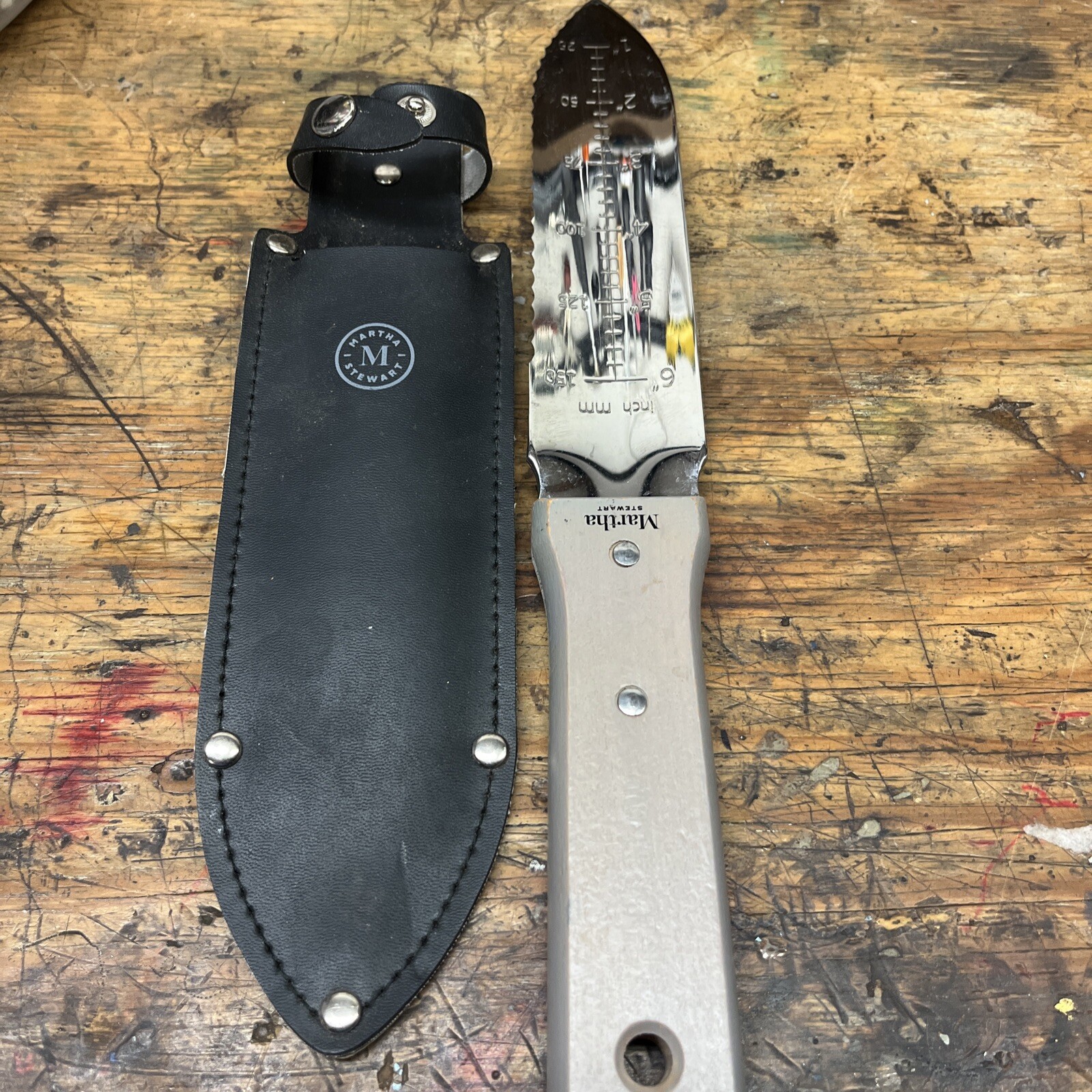 Nisaku Stainless Steel Weeding Knife, 7.25" Blade Digging Tool Sharp