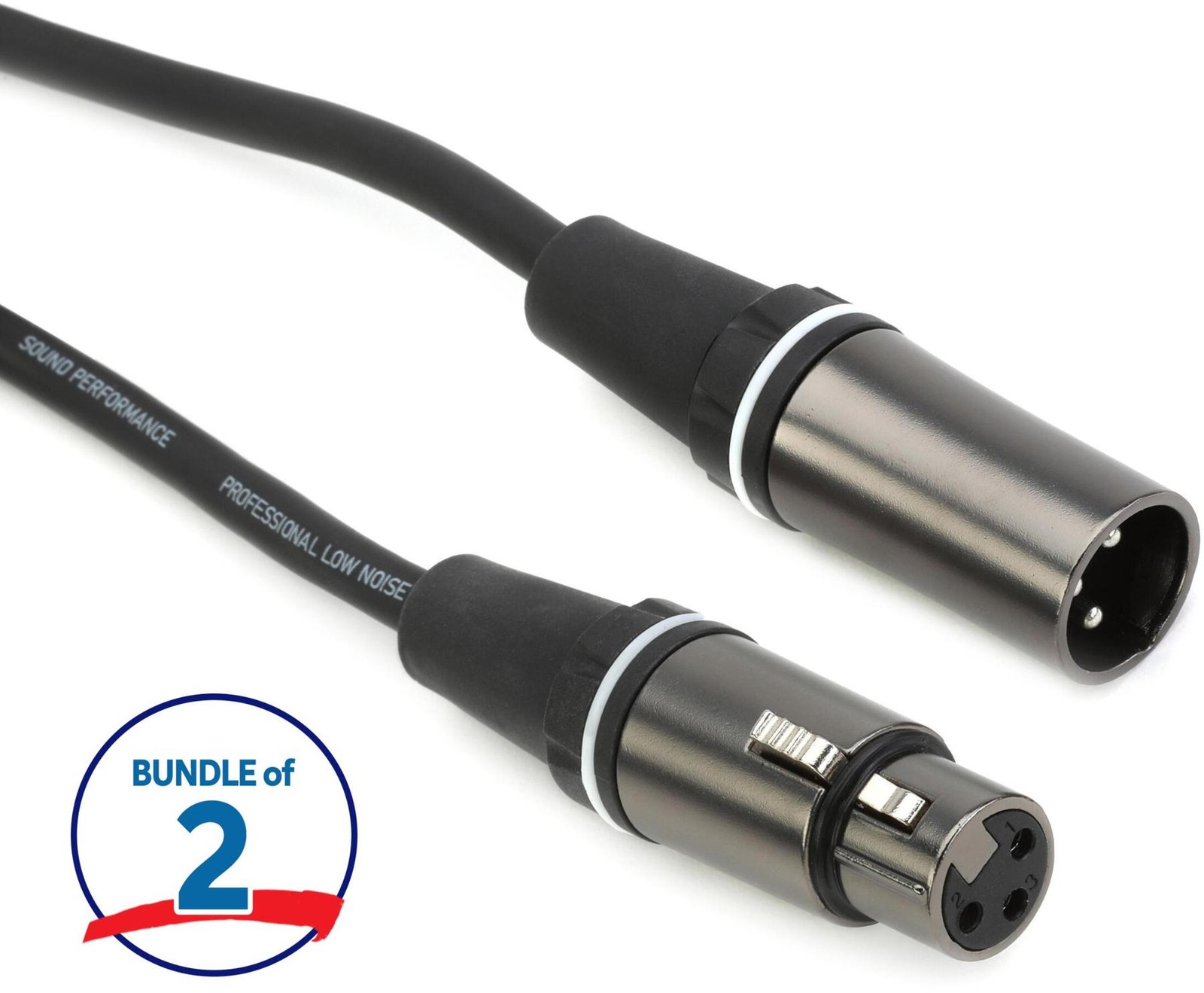 Gator Cableworks Composer Series Microphone Cable - 75 foot (2-pack)