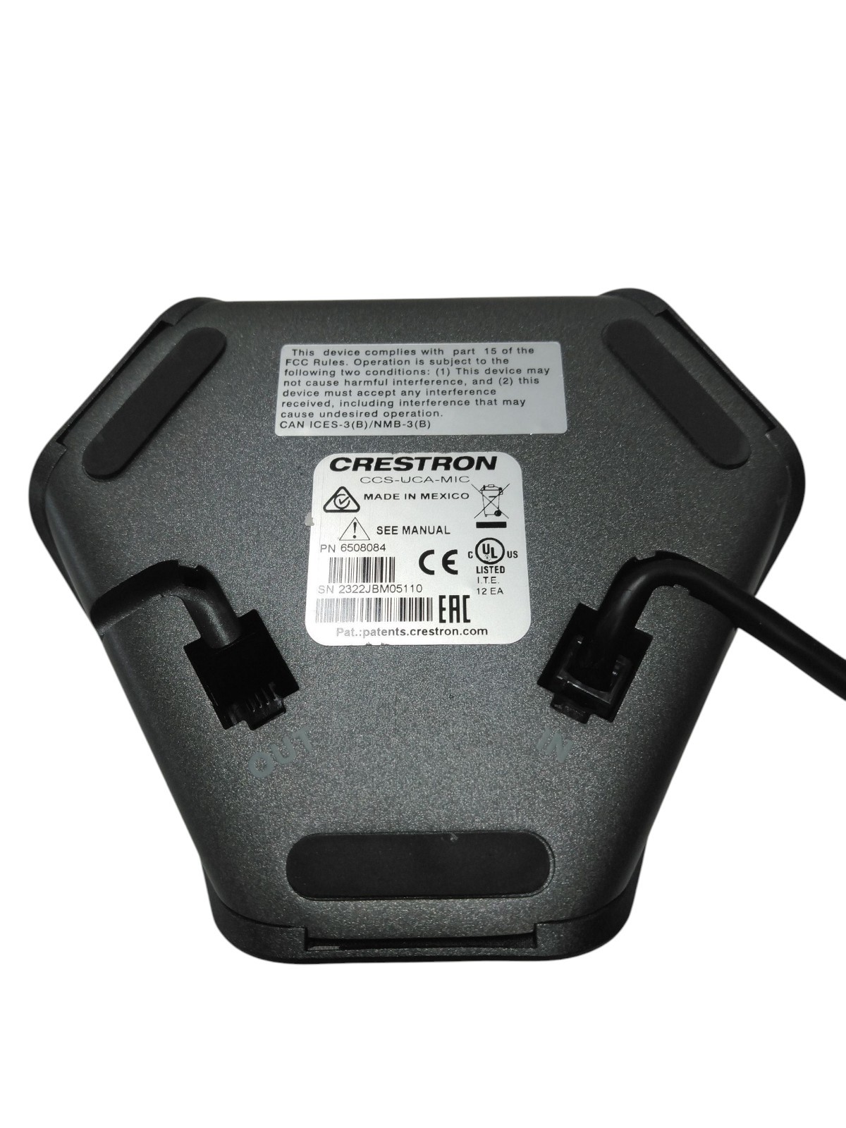 Crestron CCS-UCA-MIC Microphone Pod 6508084