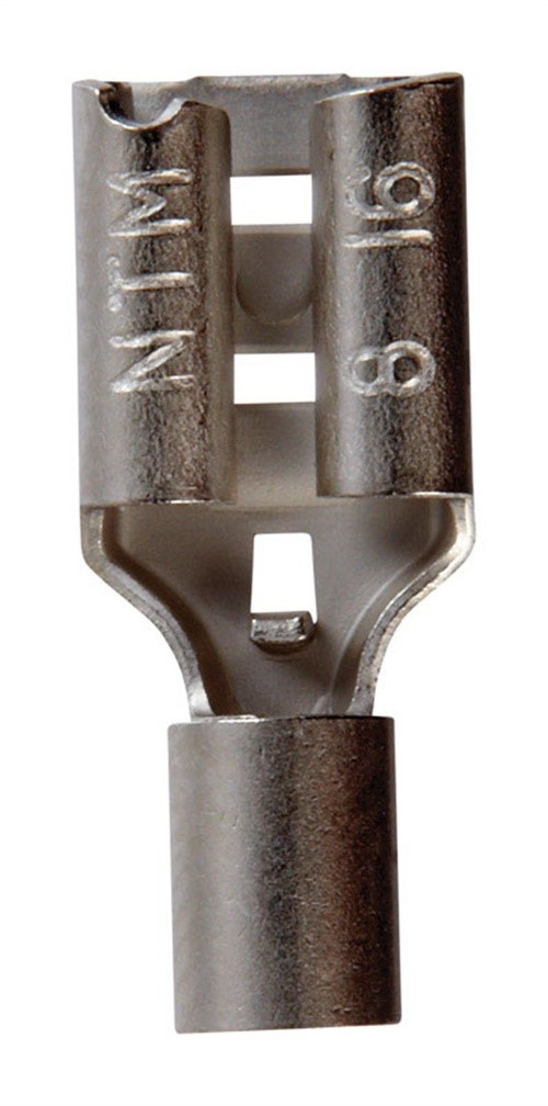 Jandorf 60936 Nickel-Plated Steel Female Disconnect Terminal 22 to 18 AWG
