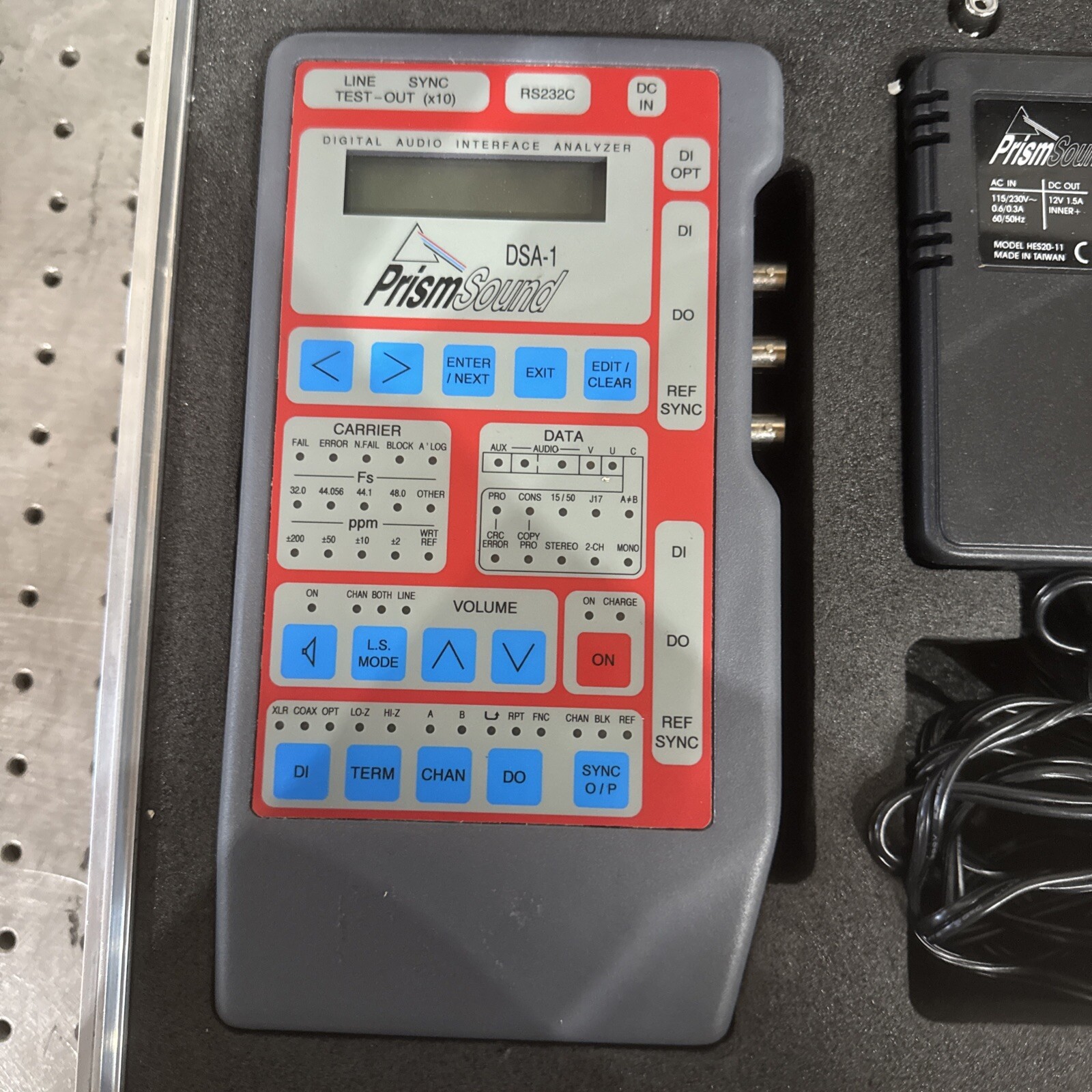 PrismSound DSA-1 Digital Audio Interface AES/EBU Signal Analyzer Generator