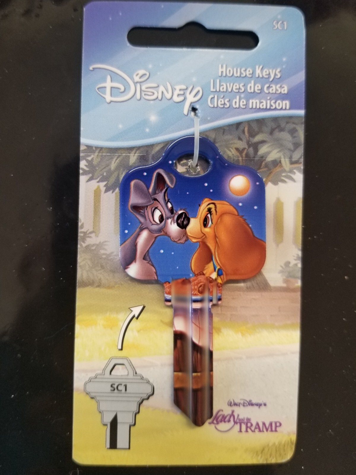 DISNEY LADY AND THE TRAMP SCHLAGE SC1 KEYBLANK - READ DETAILS BELOW