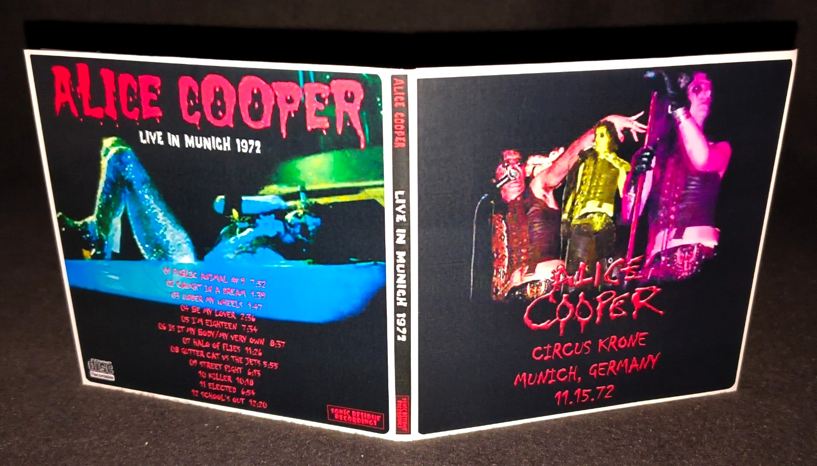 Alice Cooper Munich 1972 Gate Fold 2CD Package NEW