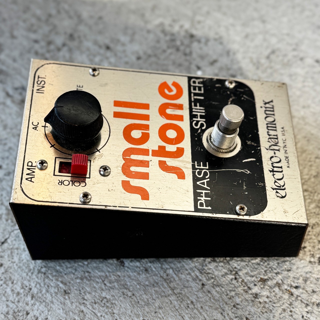 Electro-Harmonix small stone Phaser Pedal 4732 Tested & Works