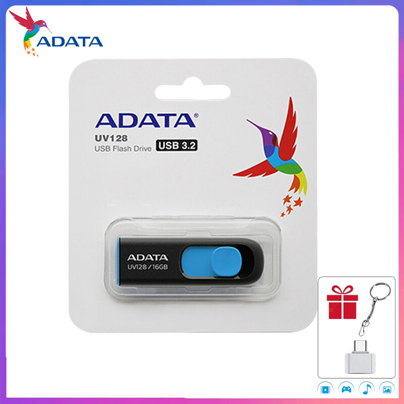 ADATA UV128 64GB UDisk USB3.2 Gen1 Flash Drive Memory Thumb Stick Storage Device