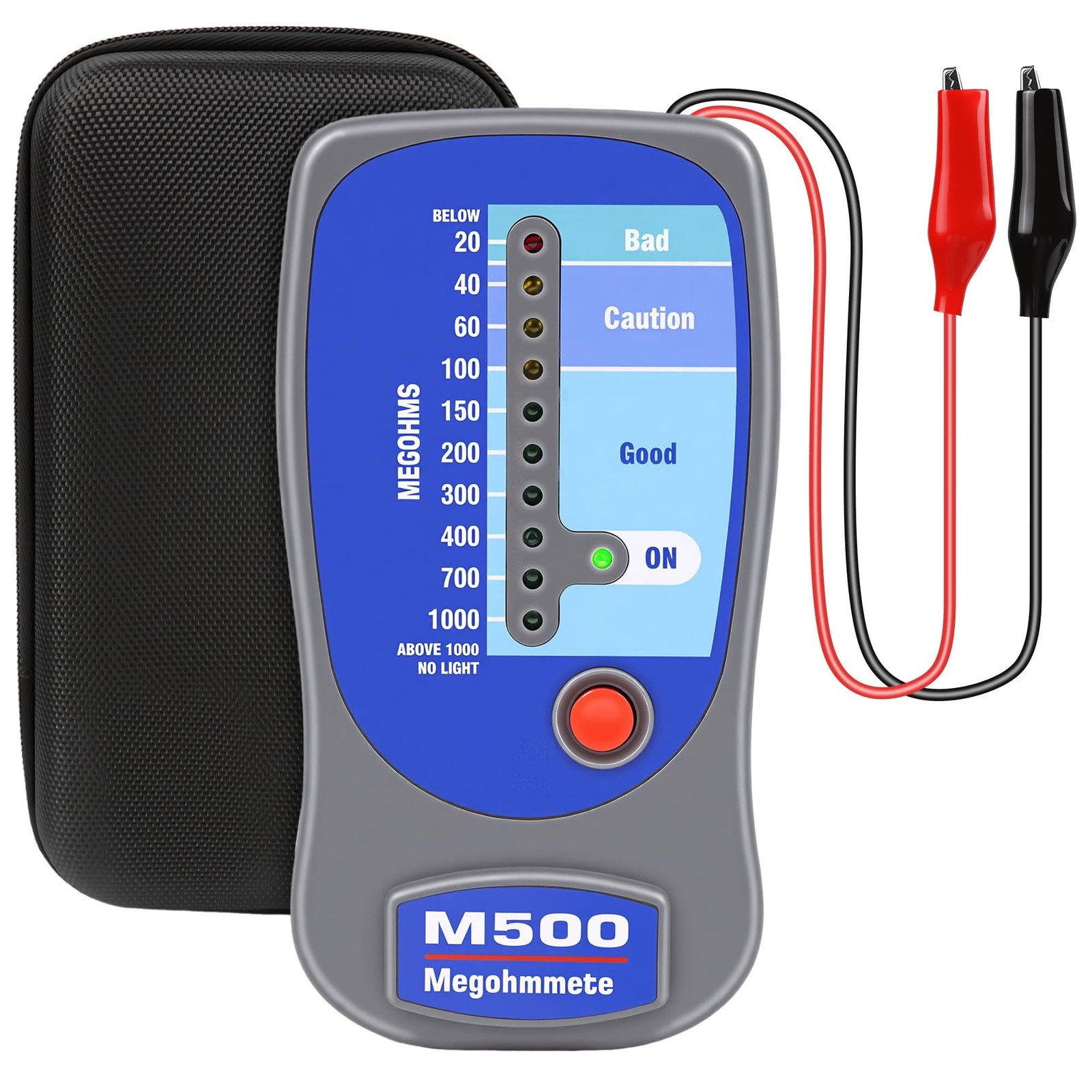 Insulation Tester Megohmmeter, 1000 Megohms at 500V, Compatible with Supco M5...