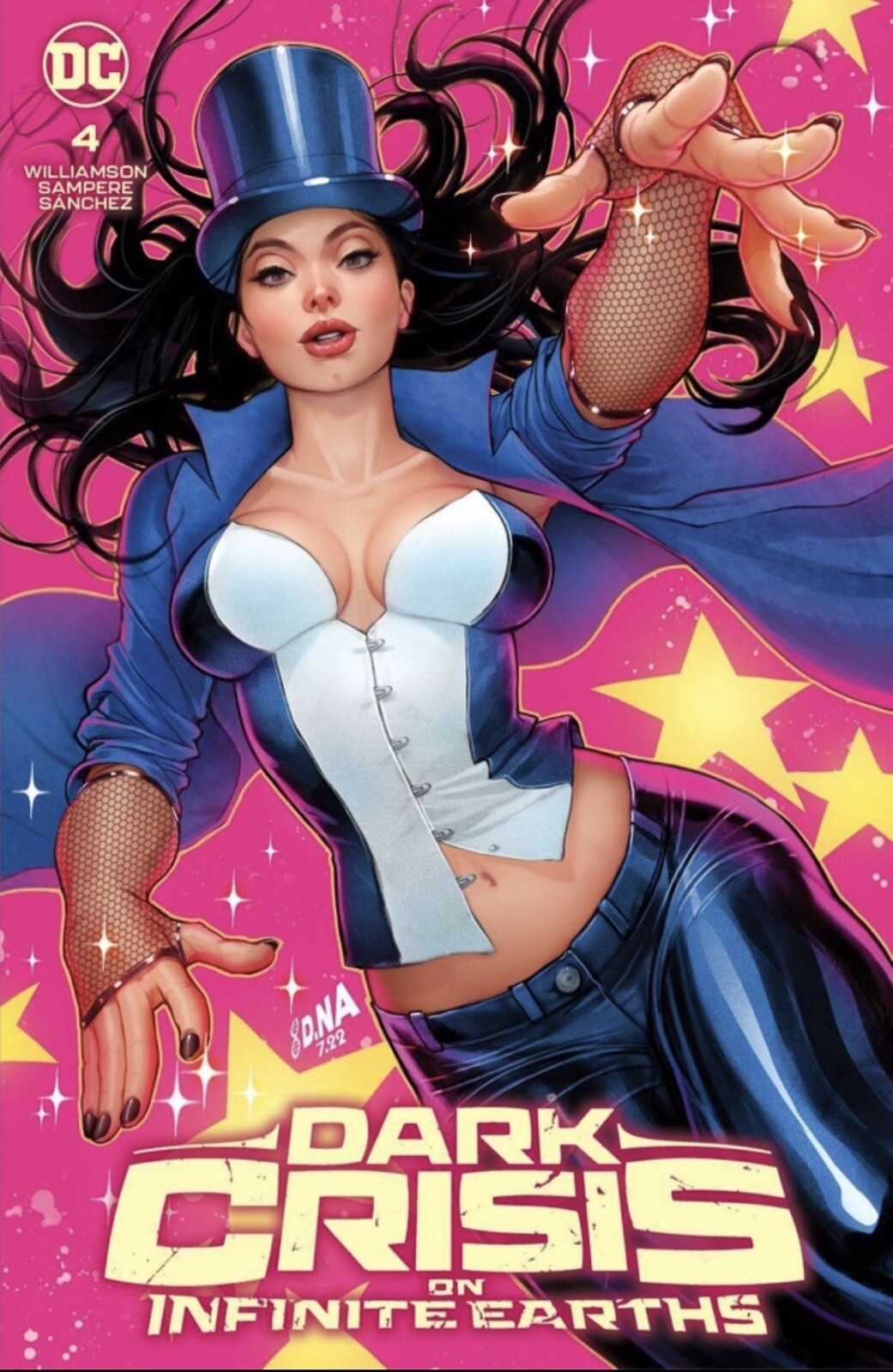 💥 DARK CRISIS ON INFINITE EARTHS 4 NAKAYAMA Trade Dress Variant Zatanna
