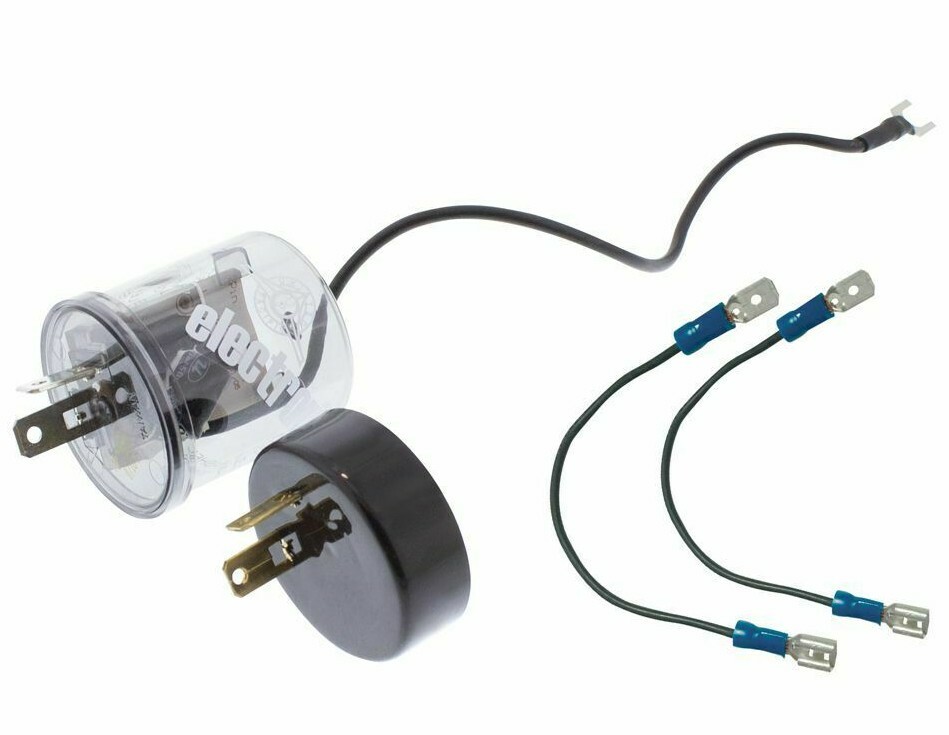 United Pacific LED Flasher With Reverse Polarity Adapter and Extension Wires