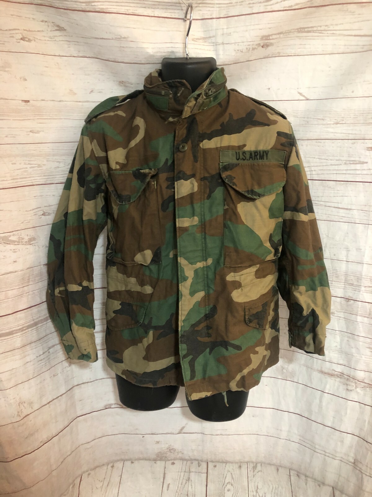 Coat, Cold Weather Field Camouflage Pattern 8415-01-099-7825 Sz X-Small X-Short