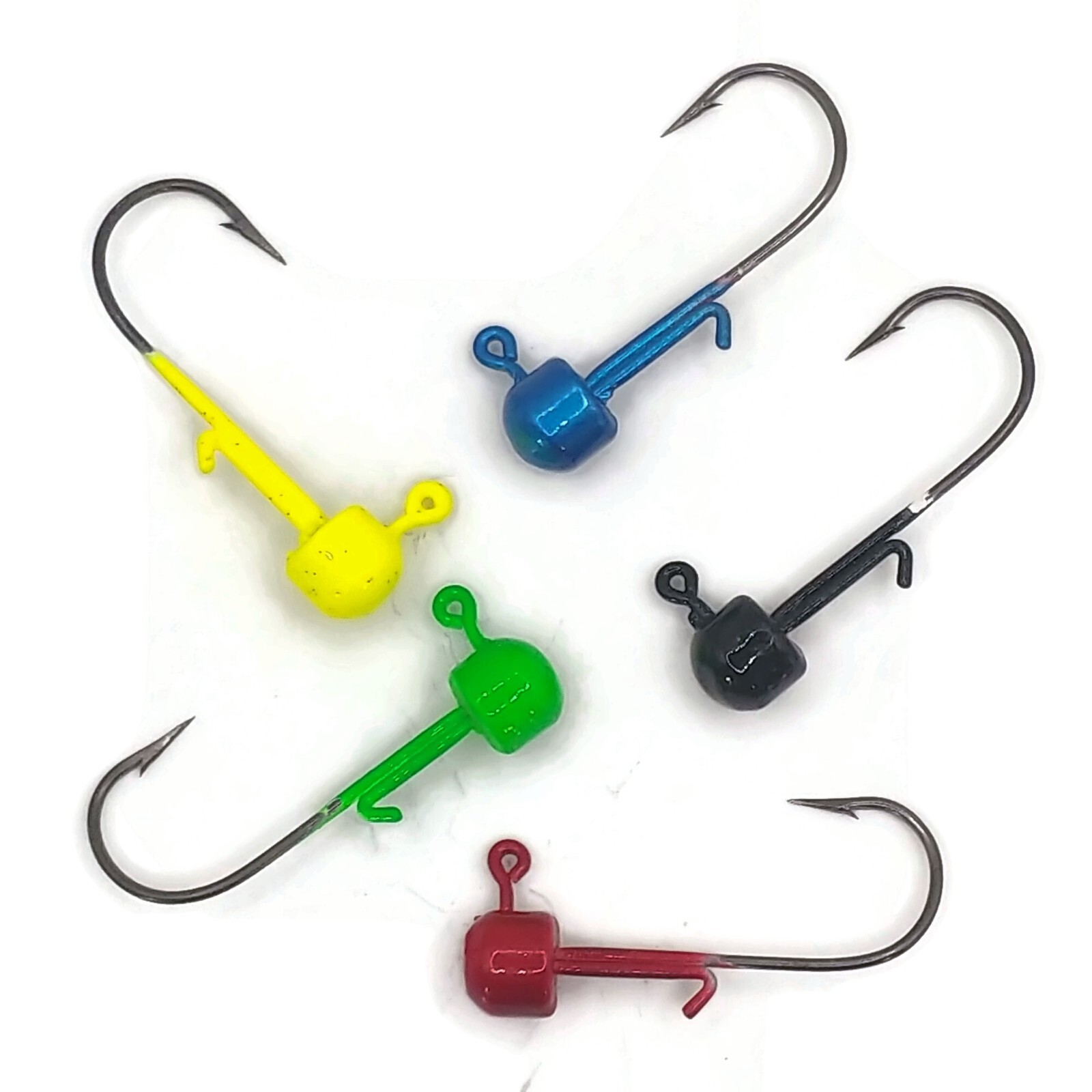 Ned Rig Mushroom Jig Head Hook Lot Bass Walleye Crappie Perch Fishing Lures Lot