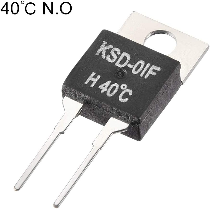 Normally Open Temperature Switch 40℃ Thermostat N.O 5pcs