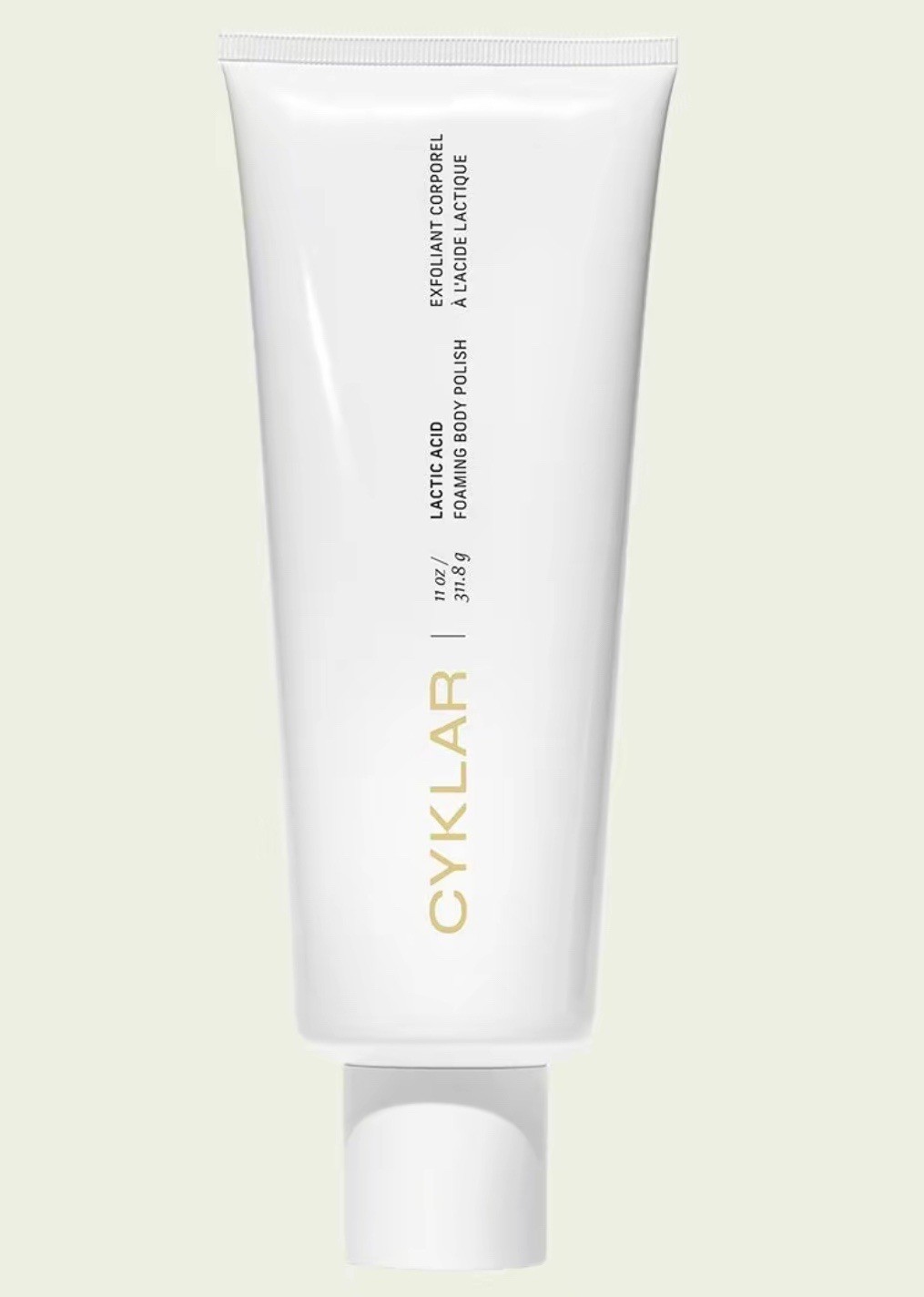 Cyklar Lactic Acid Foaming Body Polish Skincare Fragrance Free New 11 Oz Soften