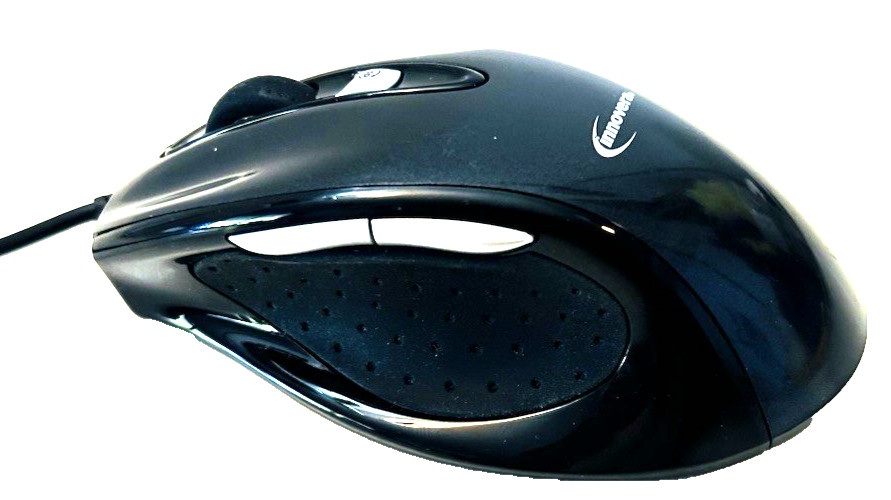 Innovera IVR-61014 Blue Light Mouse USB Wired Black