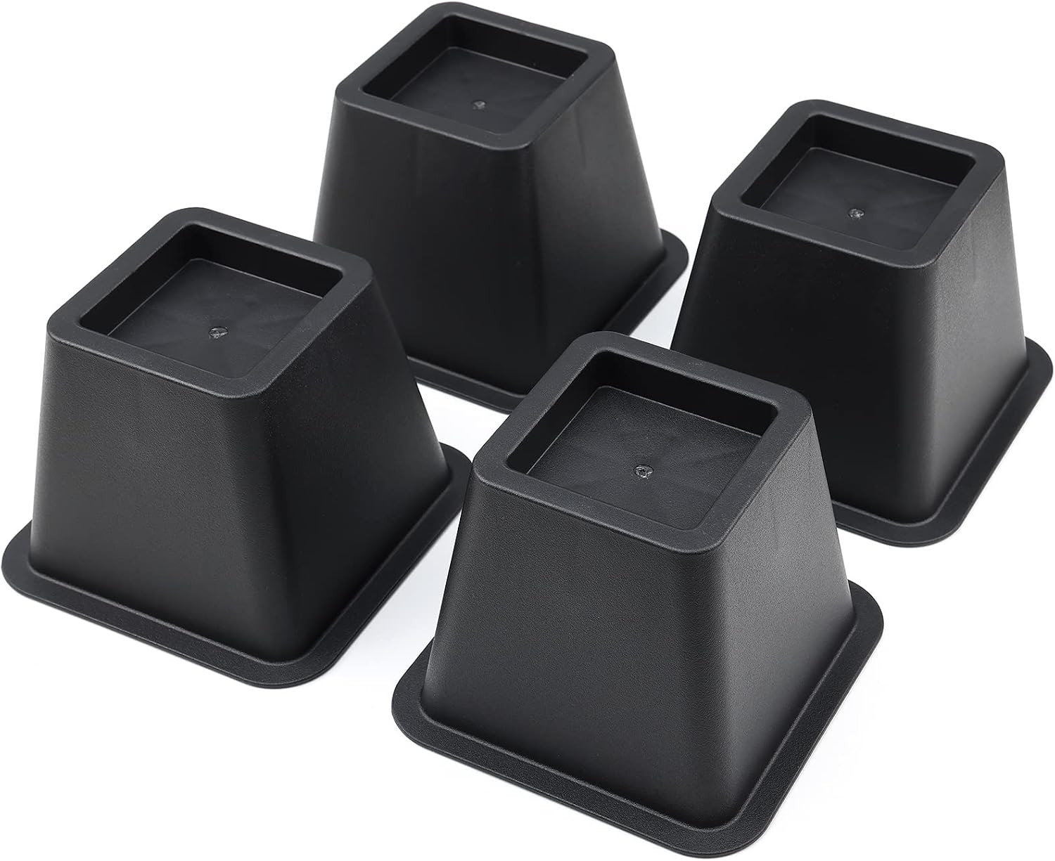 Bed Risers 4 Inch Heavy Duty, Square Furniture Frame Lift for Couch, Chair, Desk