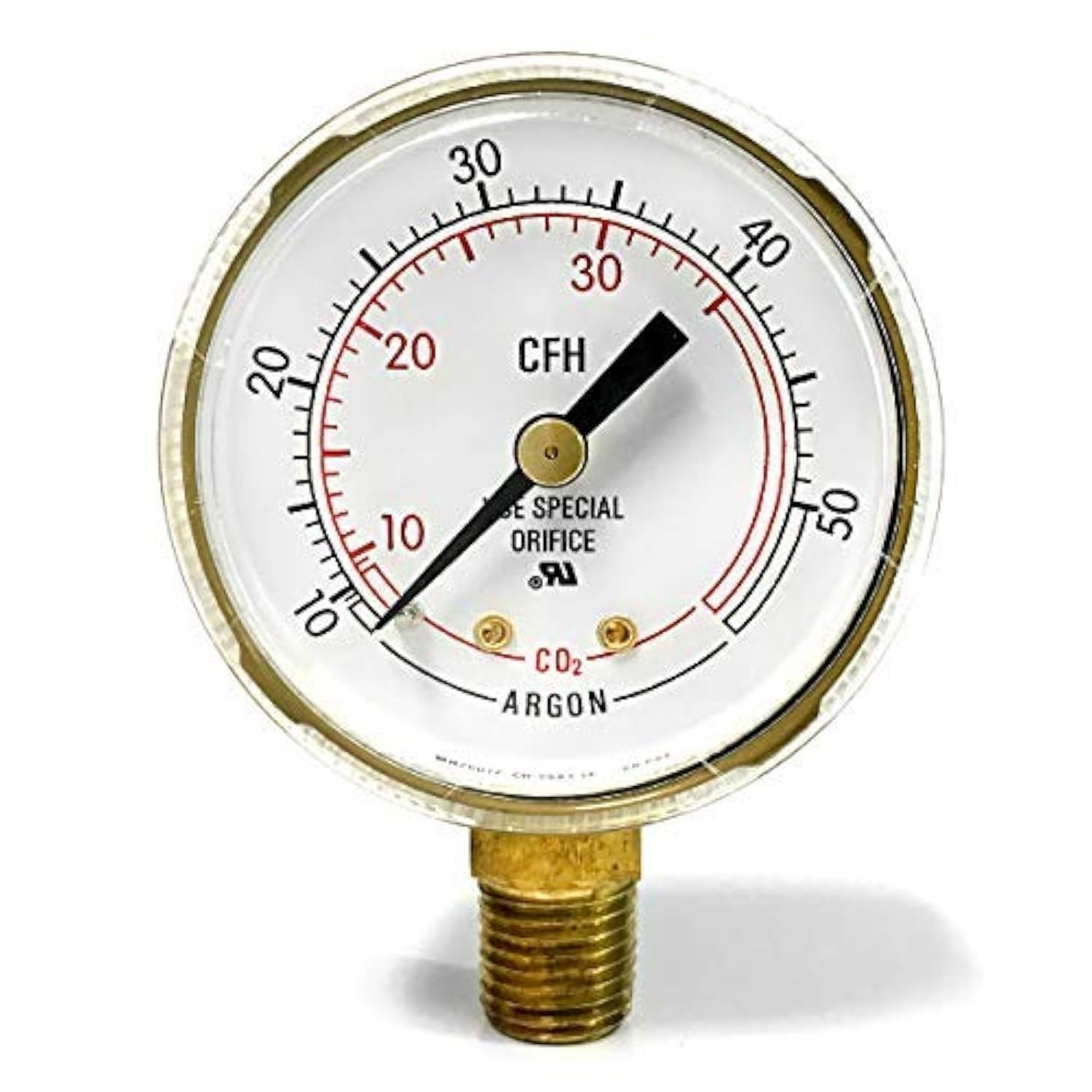 GAUGE 2In 0-50 CFH MODEL US-17