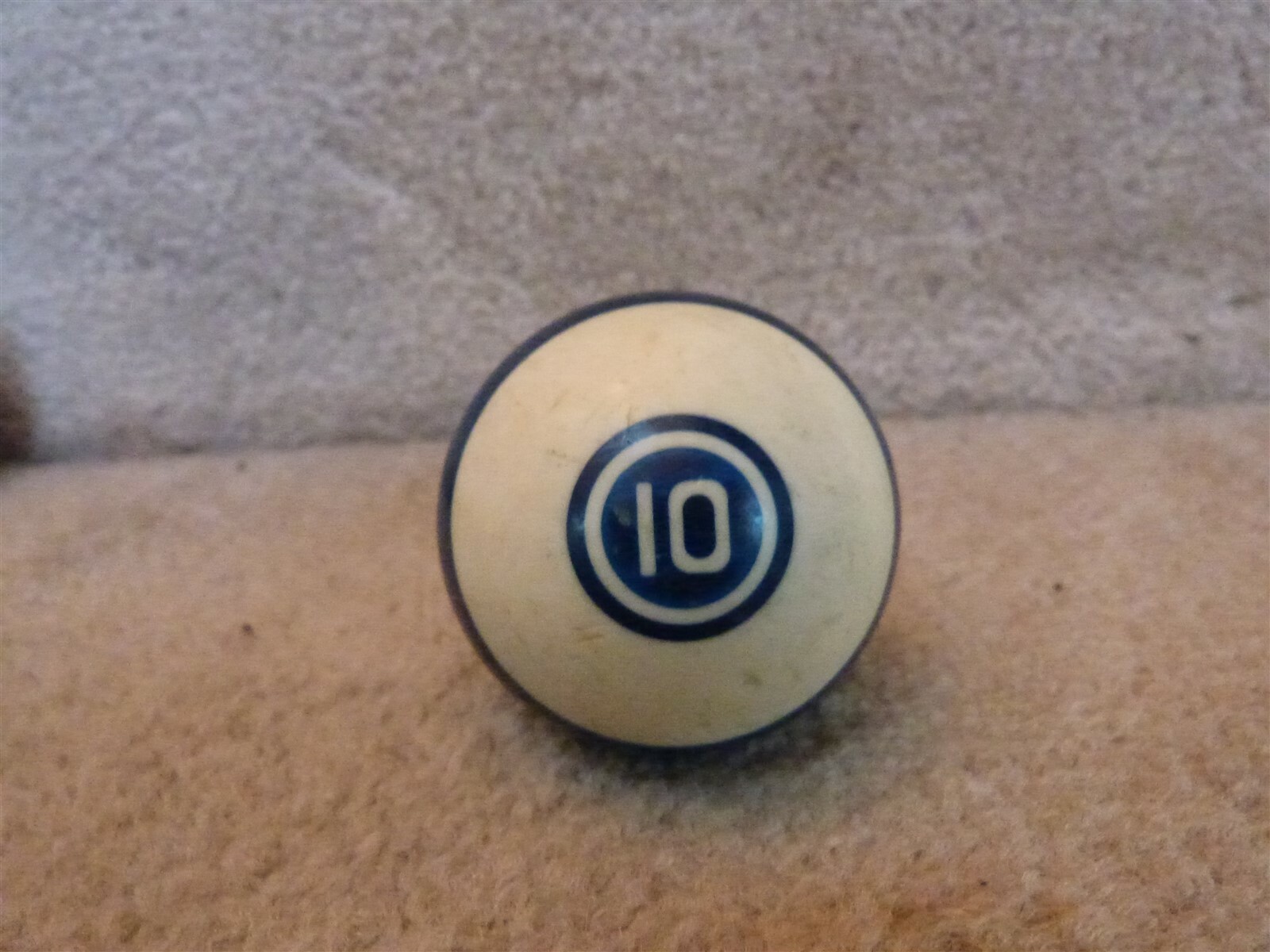 VINTAGE Brunswick Aramith Snooker Billiard REPLACEMENT 2.25" BLUE No. 10 Ball