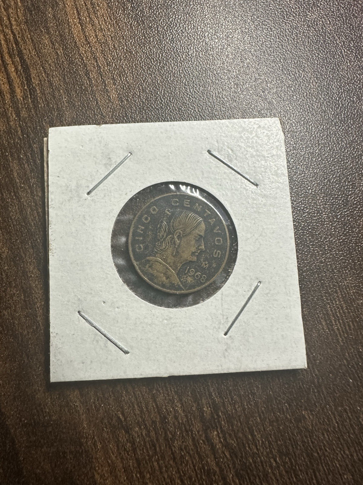 1968 Mexico Cinco Centavos