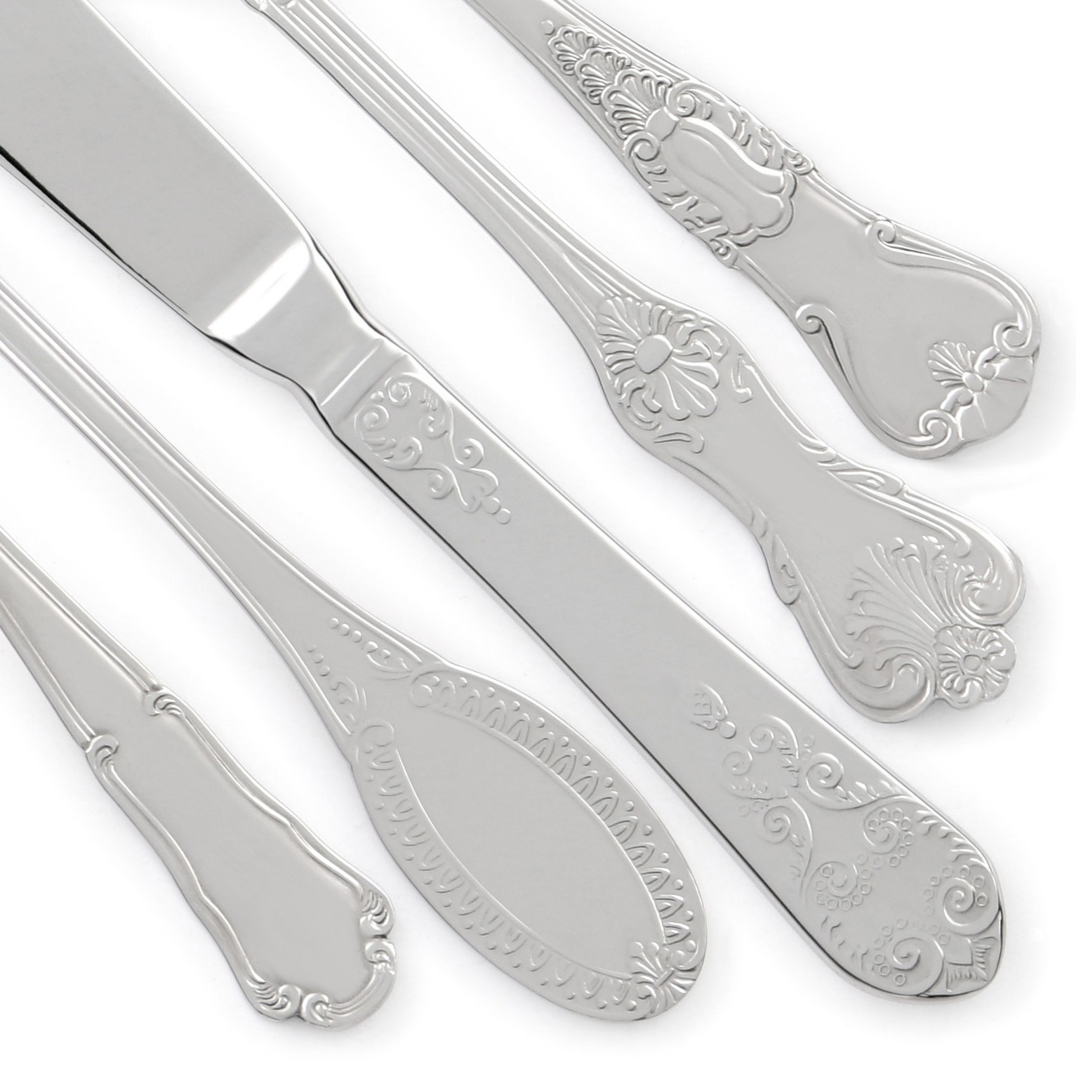 Wallace HOTEL LUX Stainless New Multi Motif 18/10 Vietnam Glossy CHOICE Flatware