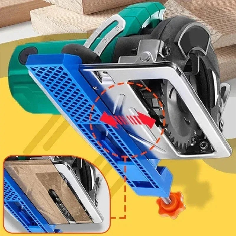 Circular Saw Guide Rail Adjustable Cutting Machine Base Circular Saw Guide New..