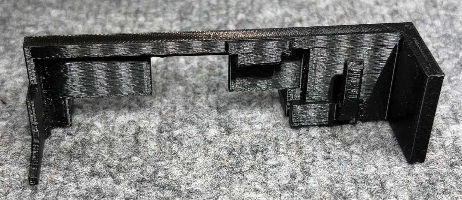 3D printed Bracket For Startech.com IDE2SATA Adapter & 3.5" HDD In Original Xbox