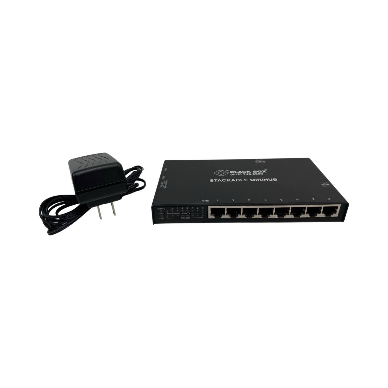 Black Box Stackable Mini LE2801A 8-Ports External Hub stackable Tested!