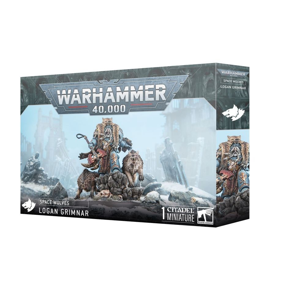 Space Wolves: Logan Grimnar - Warhammer 40K - Brand New, Factory Sealed