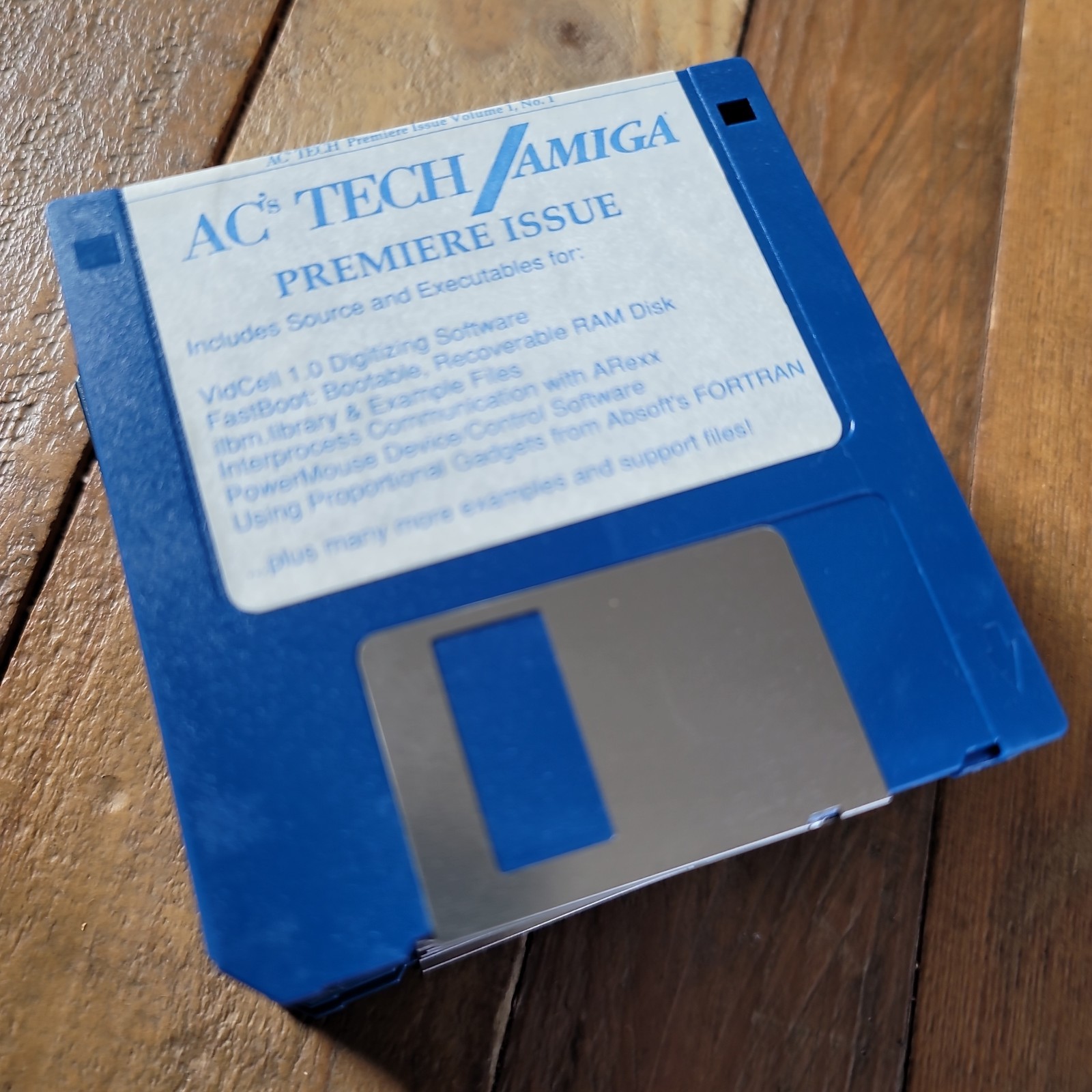 1991 AC's TECH / AMIGA Vol. 1 - 4 (Lot of sixteen)  3 1/2" Floppy Disks