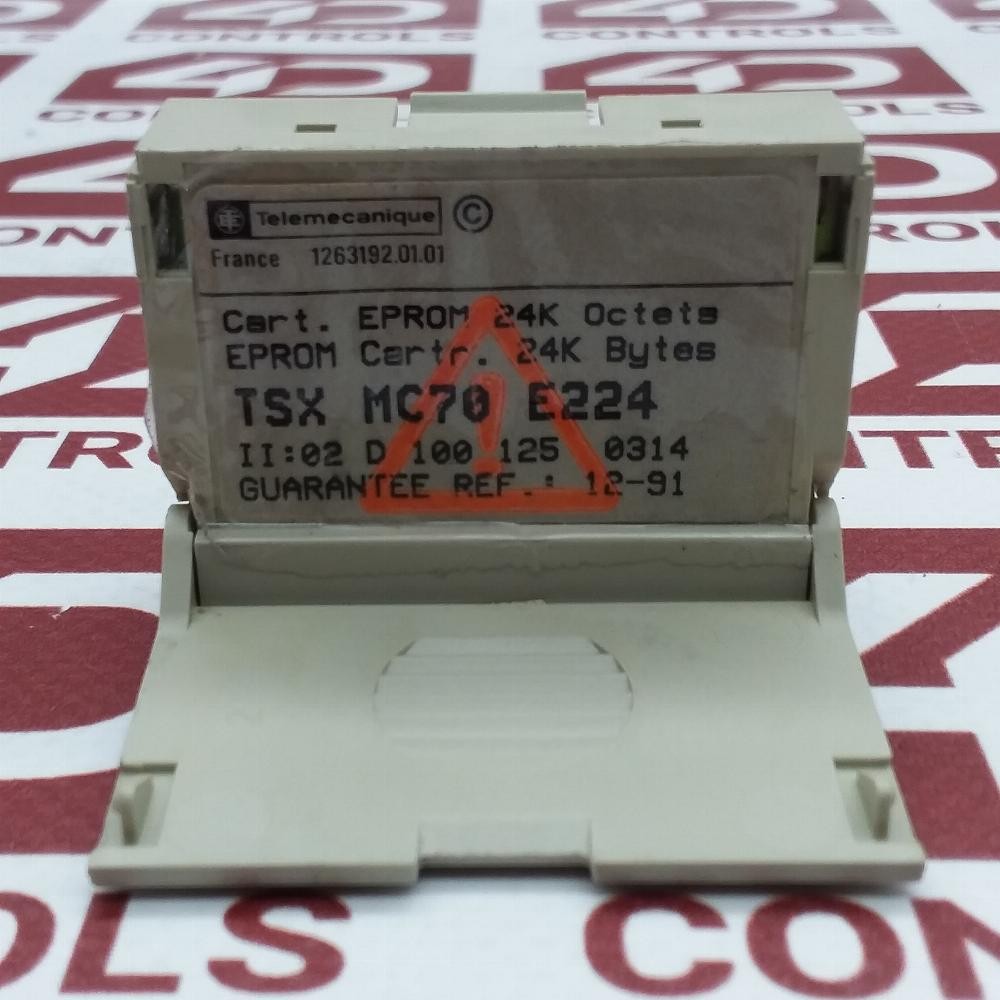 TSX-MC70-E224 | Telemecanique | Memory Module, 24K UVPROM, Used