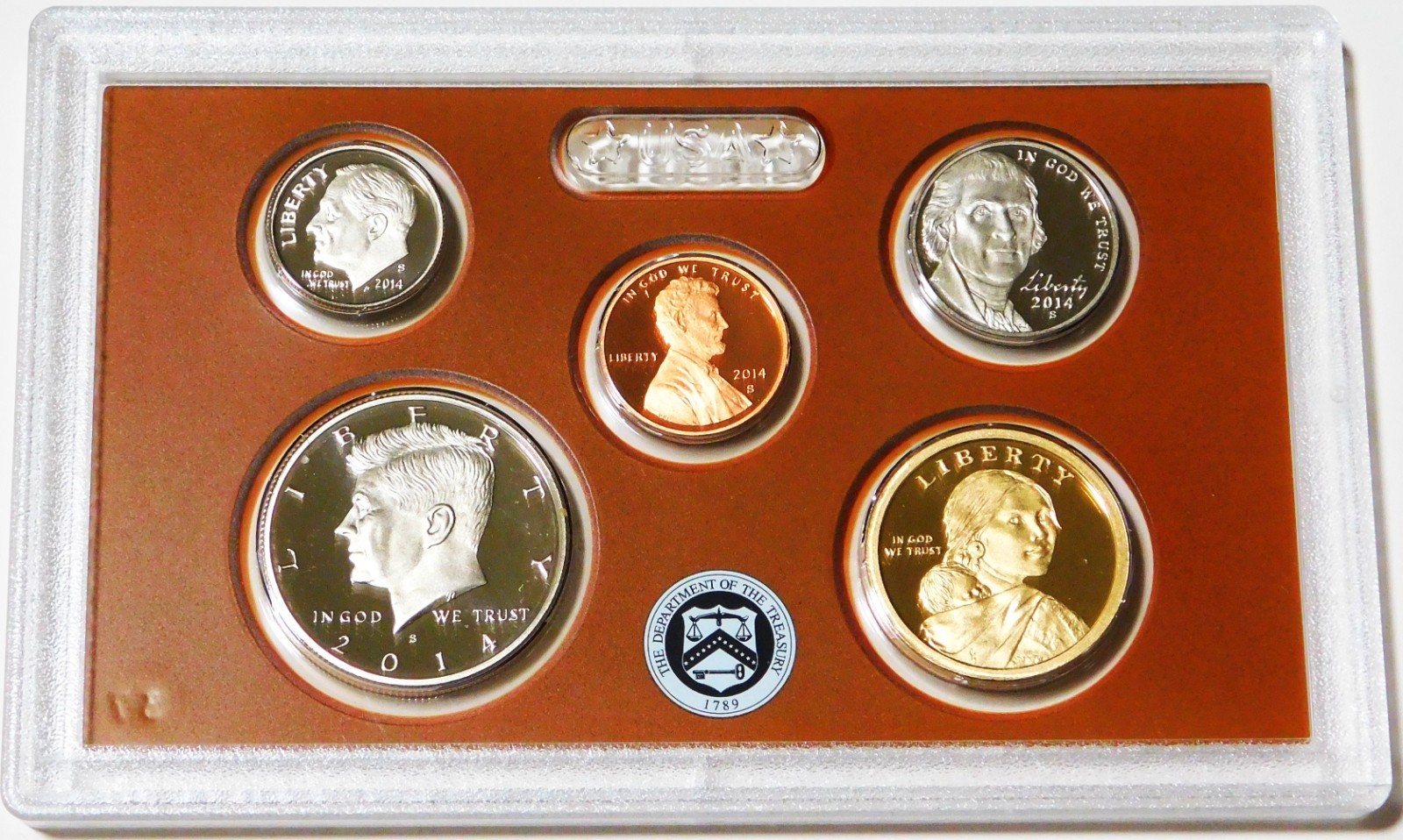 2014-S US Mint 14-Coin Proof Set - W/OGP & COA - #77-197B