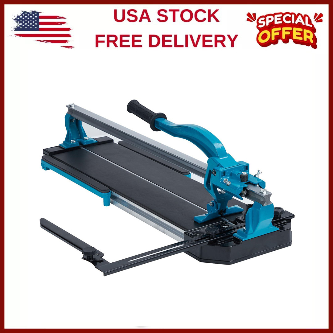48-Inch Manual Heavy Duty Ceramic Tile Cutter Tool W/Single Rails for Porcelain