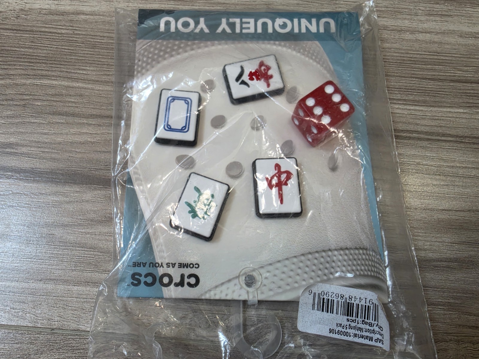 Crocs Jibbitz Mahjong 5 Pack Charms for Crocs
