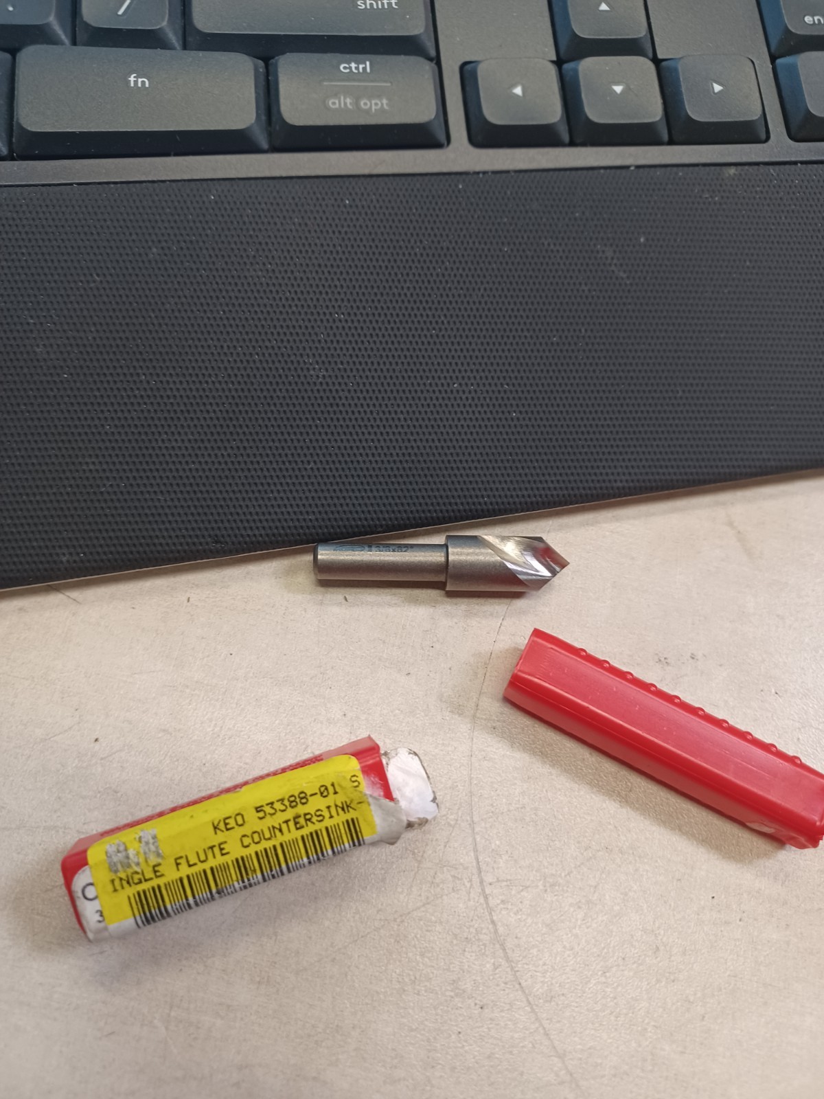 KEO 53388-01 Single Flute Countersink - 82 Degree Angle