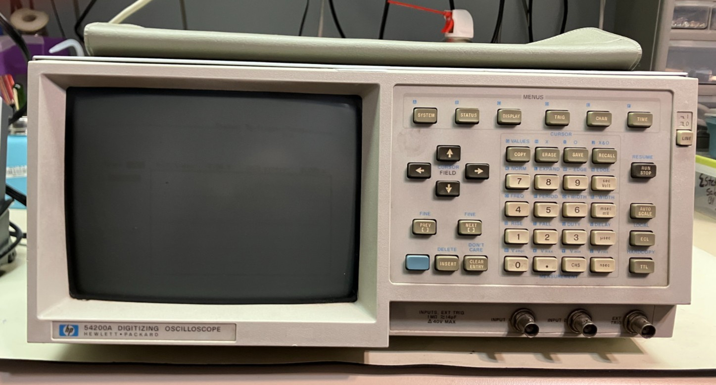 Hewlett Packard HP 54200A Digitizing Oscilloscope fully functional