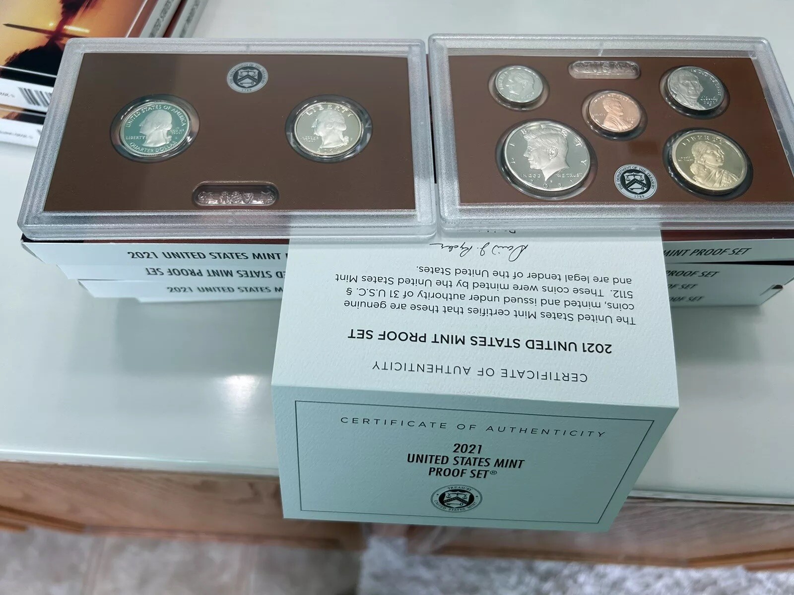 2021 PROOF SET - SAN FRANCISCO MINT WITH COA