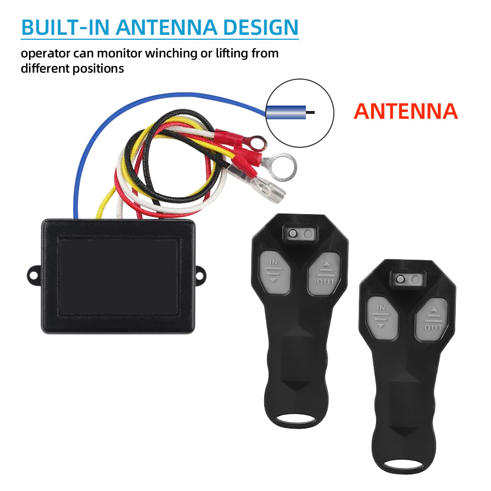 Wireless ATV Winch Remote Control Kit for Jeep Truck SUV 12V Switch Handset USA