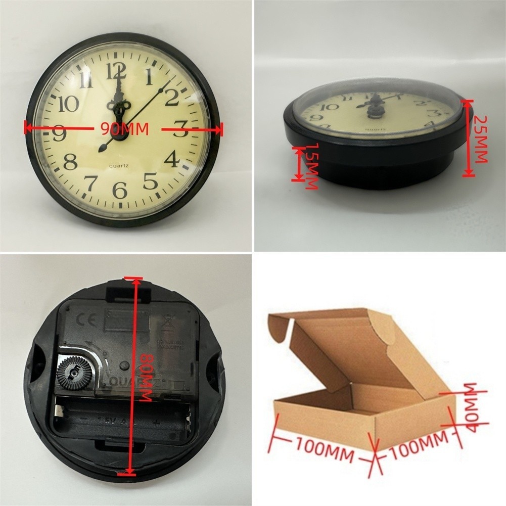 DIY Quartz Clock Movement with Silent Functionality for Clock Replacement
