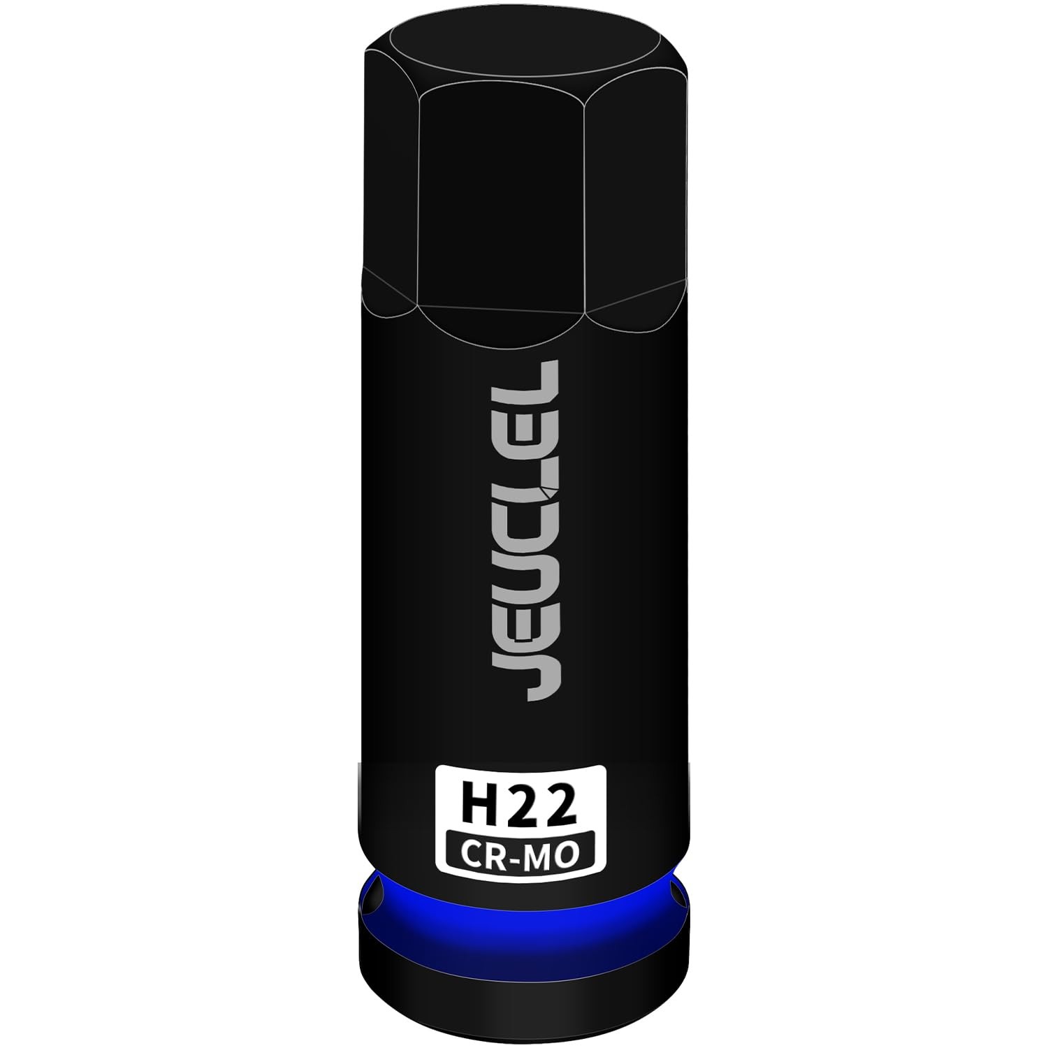 JEUCLEL 22mm Hex Impact Bit Socket, H22 1/2" Drive Allen 1PC | 22MM