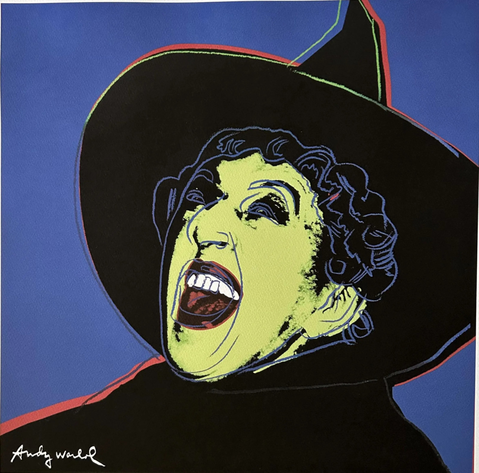 Andy Warhol "The Witch" 24" x 24"  CMOA Off Set Lithograph