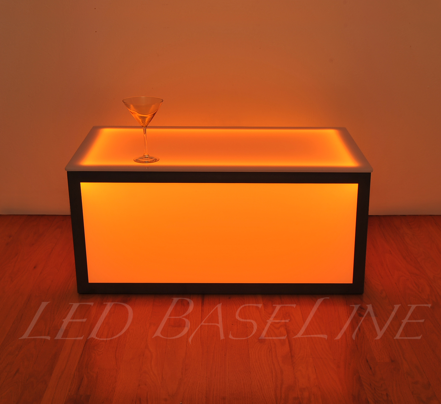 16" LED CUBE COFFEE TABLED BAR MODERN COLOR CHANGING