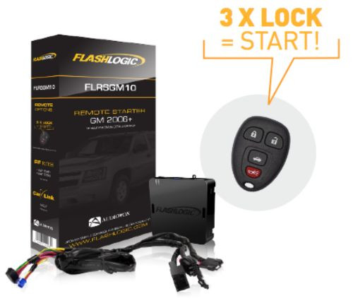 Flashlogic Remote Start for Chevy Silverado 3500 Plug N Play 2012 FLRSGM10