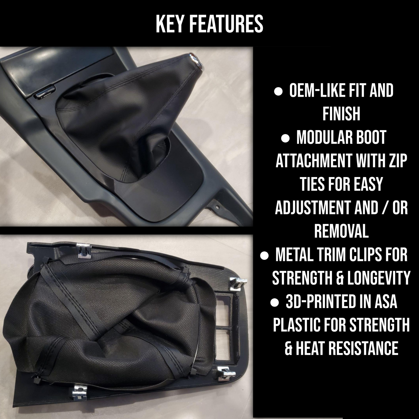 Manual Transmission Shifter Bezel for 1992-2000 Lexus SC