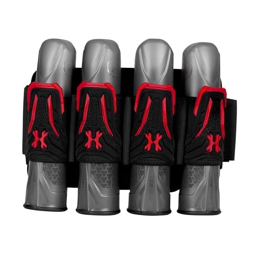 HK Army Zero G Lite Paintball Harness (Red, 4+3)